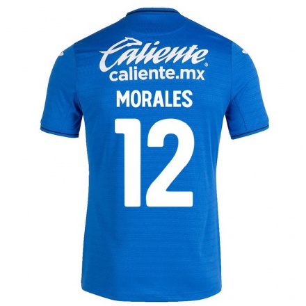 Herren Fußball Karla Morales #12 Dunkelblau Heimtrikot Trikot 2021/22 T-Shirt