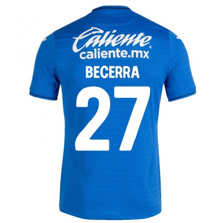 Herren Fußball Ana Becerra #27 Dunkelblau Heimtrikot Trikot 2021/22 T-Shirt