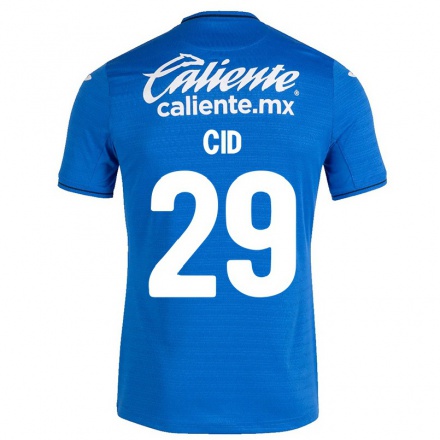 Herren Fußball Claudia Cid #29 Dunkelblau Heimtrikot Trikot 2021/22 T-Shirt