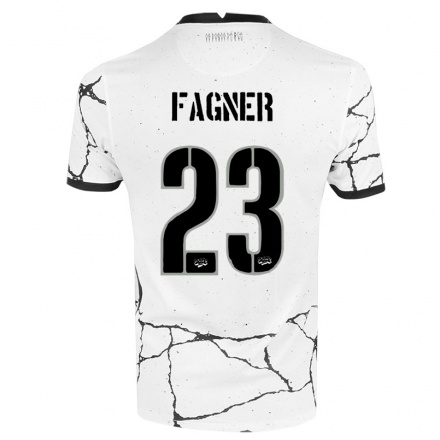 Herren Fußball Fagner #23 Weiß Heimtrikot Trikot 2021/22 T-shirt