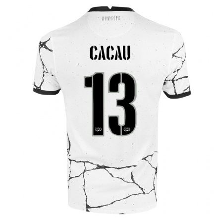 Herren Fußball Cacau #13 Weiß Heimtrikot Trikot 2021/22 T-Shirt