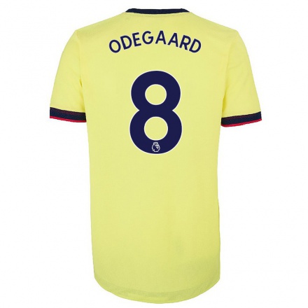 Herren Fußball Martin Odegaard #8 Rot Weiß Heimtrikot Trikot 2021/22 T-Shirt