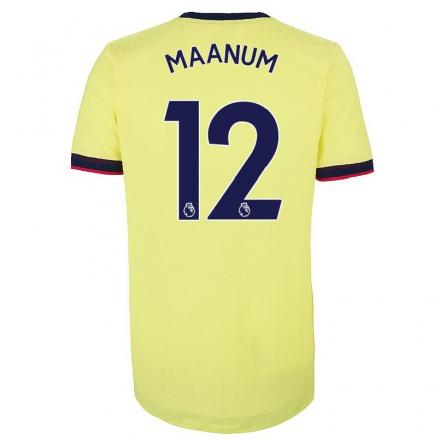 Herren Fußball Frida Maanum #12 Rot Weiß Heimtrikot Trikot 2021/22 T-Shirt