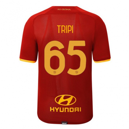 Herren Fußball Filippo Tripi #65 Rot Heimtrikot Trikot 2021/22 T-Shirt