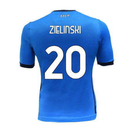Herren Fußball Piotr Zielinski #20 Blau Heimtrikot Trikot 2021/22 T-Shirt