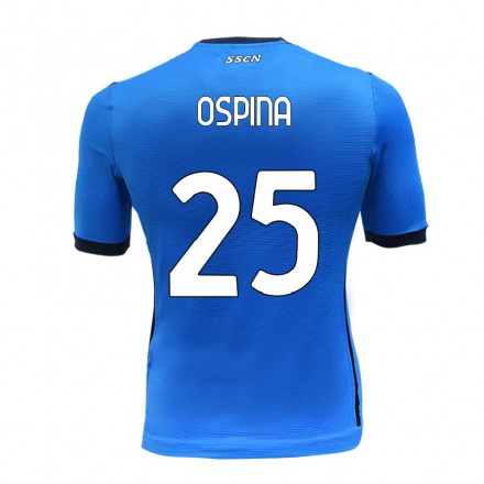 Herren Fußball David Ospina #25 Blau Heimtrikot Trikot 2021/22 T-Shirt