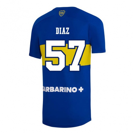 Herren Fußball Tomas Diaz #57 Königsblau Heimtrikot Trikot 2021/22 T-Shirt