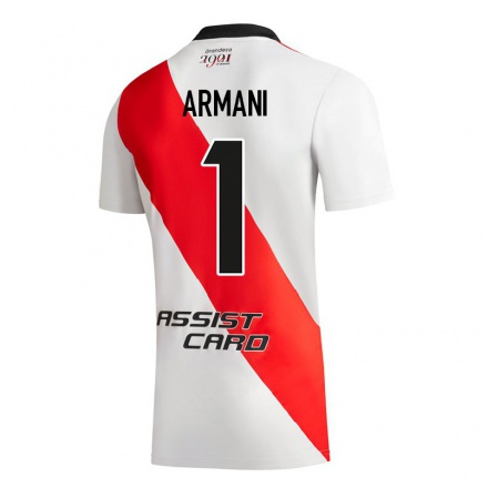 Herren Fußball Franco Armani #1 Weiß Heimtrikot Trikot 2021/22 T-Shirt