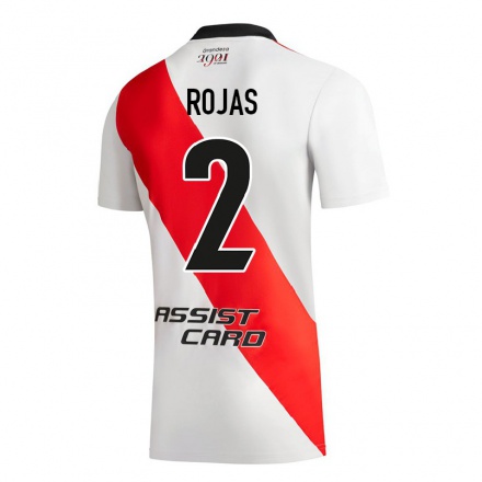 Herren Fußball Robert Rojas #2 Weiß Heimtrikot Trikot 2021/22 T-Shirt