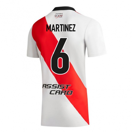 Herren Fußball David Martinez #6 Weiß Heimtrikot Trikot 2021/22 T-Shirt
