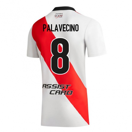 Herren Fußball Agustin Palavecino #8 Weiß Heimtrikot Trikot 2021/22 T-Shirt