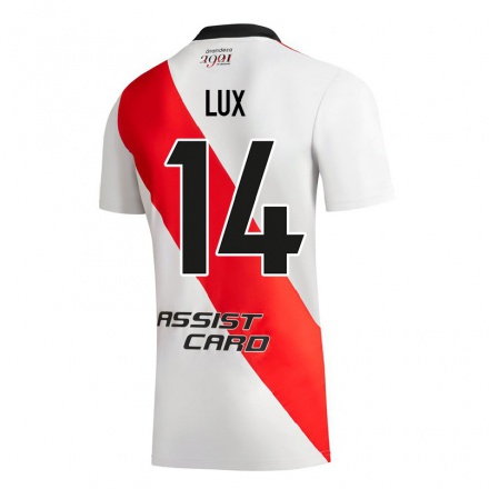 Herren Fußball German Lux #14 Weiß Heimtrikot Trikot 2021/22 T-Shirt