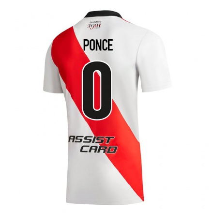 Herren Fußball Tomas Castro Ponce #0 Weiß Heimtrikot Trikot 2021/22 T-Shirt