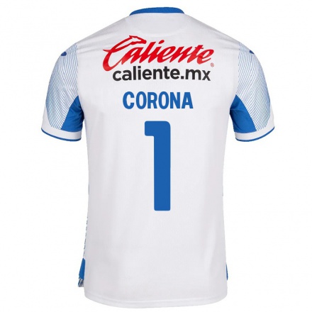 Herren Fußball Jesus Corona #1 Weiß Auswärtstrikot Trikot 2021/22 T-Shirt
