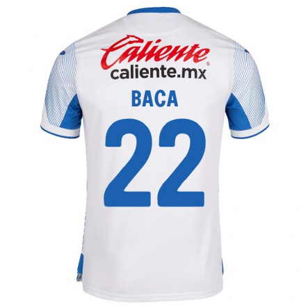 Herren Fußball Rafael Baca #22 Weiß Auswärtstrikot Trikot 2021/22 T-Shirt