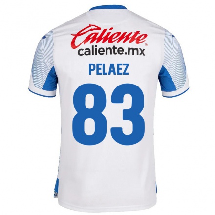 Herren Fußball Alejandro Pelaez #83 Weiß Auswärtstrikot Trikot 2021/22 T-Shirt