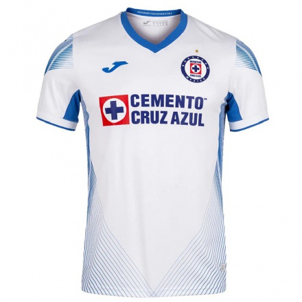 Herren Fußball Alejandro Pelaez #83 Weiß Auswärtstrikot Trikot 2021/22 T-shirt
