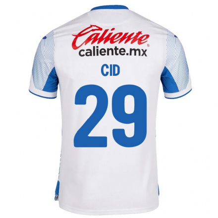 Herren Fußball Claudia Cid #29 Weiß Auswärtstrikot Trikot 2021/22 T-Shirt