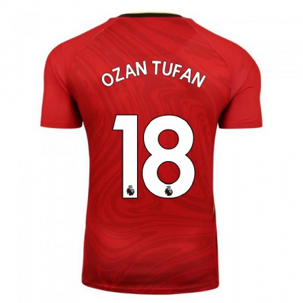 Herren Fußball Ozan Tufan #18 Rot Auswärtstrikot Trikot 2021/22 T-Shirt