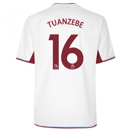 Herren Fußball Axel Tuanzebe #16 Creme Auswärtstrikot Trikot 2021/22 T-Shirt