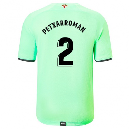 Herren Fußball Alex Petxarroman #2 Hellgrun Auswärtstrikot Trikot 2021/22 T-Shirt