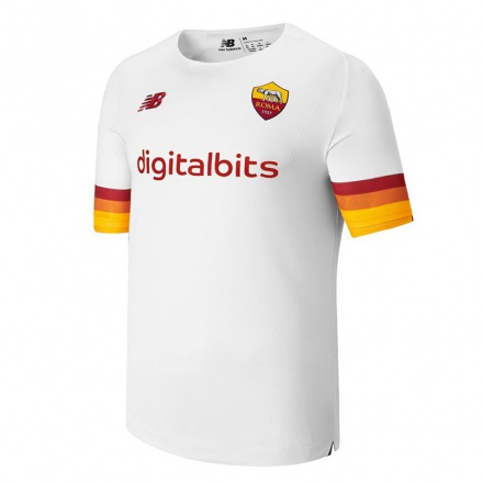 Herren Fußball Angelica Soffia #4 Weiß Auswärtstrikot Trikot 2021/22 T-shirt