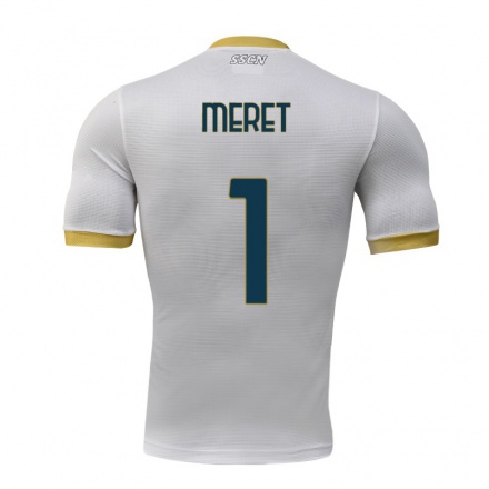 Herren Fußball Alex Meret #1 Grau Auswärtstrikot Trikot 2021/22 T-Shirt