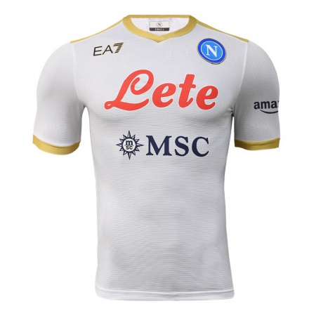 Herren Fußball Alex Meret #1 Grau Auswärtstrikot Trikot 2021/22 T-shirt