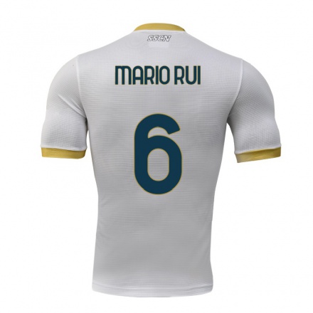 Herren Fußball Mario Rui #6 Grau Auswärtstrikot Trikot 2021/22 T-Shirt