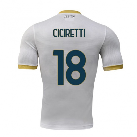 Herren Fußball Amato Ciciretti #18 Grau Auswärtstrikot Trikot 2021/22 T-Shirt