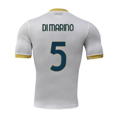 Herren Fußball Paola Di Marino #5 Grau Auswärtstrikot Trikot 2021/22 T-Shirt