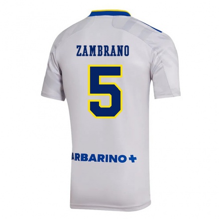 Herren Fußball Carlos Zambrano #5 Grau Auswärtstrikot Trikot 2021/22 T-Shirt