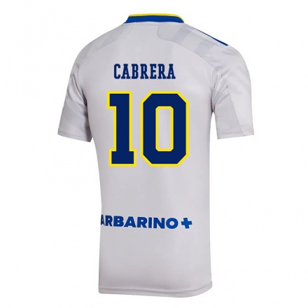 Herren Fußball Micaela Cabrera #10 Grau Auswärtstrikot Trikot 2021/22 T-Shirt