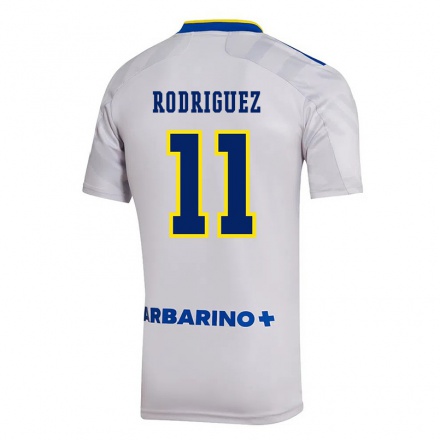 Herren Fußball Yamila Rodriguez #11 Grau Auswärtstrikot Trikot 2021/22 T-Shirt