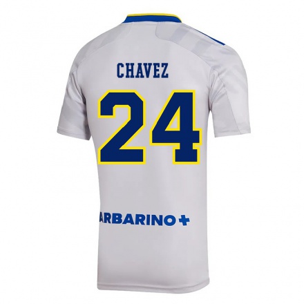 Herren Fußball Gabriela Chavez #24 Grau Auswärtstrikot Trikot 2021/22 T-Shirt