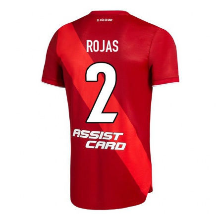 Herren Fußball Robert Rojas #2 Rot Auswärtstrikot Trikot 2021/22 T-shirt