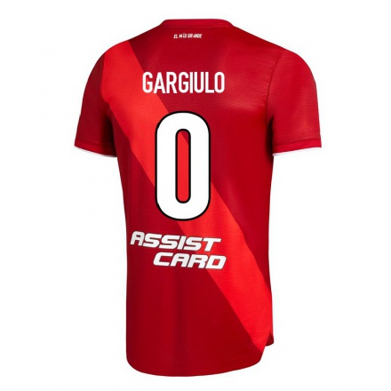 Herren Fußball Valentin Gargiulo #0 Rot Auswärtstrikot Trikot 2021/22 T-Shirt