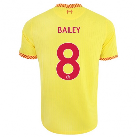 Herren Fußball Jade Bailey #8 Gelb Ausweichtrikot Trikot 2021/22 T-Shirt
