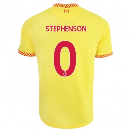 Herren Fußball Luca Stephenson #0 Gelb Ausweichtrikot Trikot 2021/22 T-Shirt