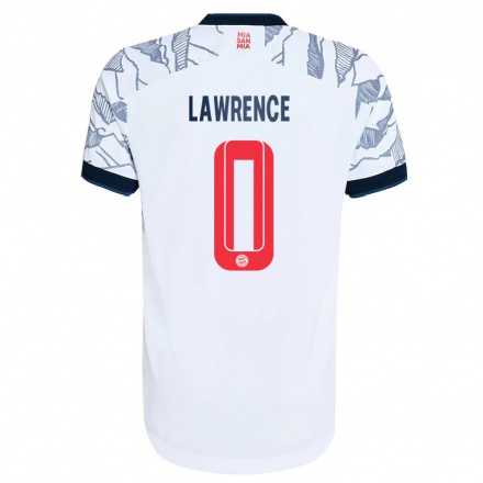 Herren Fußball Jamie Lawrence #0 Grau Weiß Ausweichtrikot Trikot 2021/22 T-Shirt