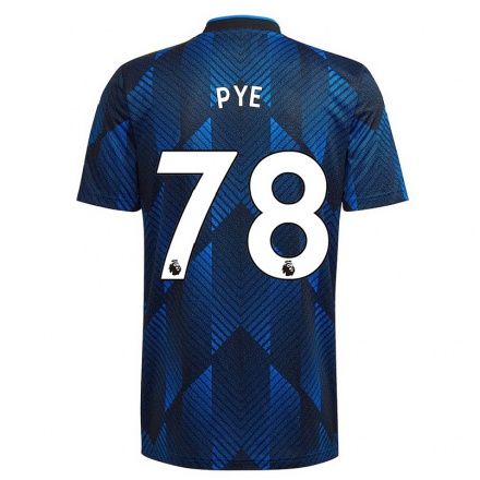 Herren Fußball Logan Pye #78 Dunkelblau Ausweichtrikot Trikot 2021/22 T-Shirt