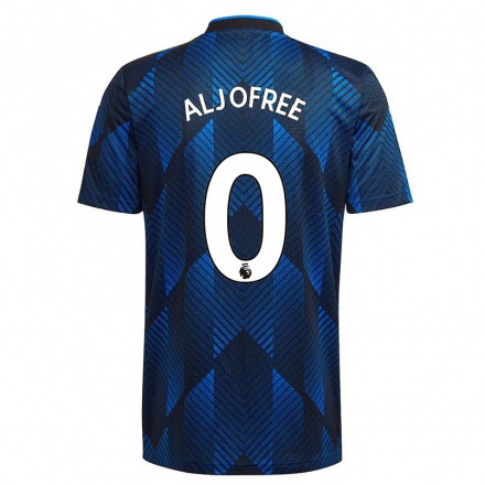 Herren Fußball Sonny Aljofree #0 Dunkelblau Ausweichtrikot Trikot 2021/22 T-Shirt