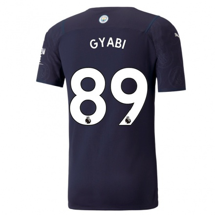 Herren Fußball Darko Gyabi #89 Dunkelblau Ausweichtrikot Trikot 2021/22 T-Shirt