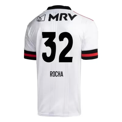 Herren Fußball Pedro Rocha #32 Auswärtstrikot Weiß Trikot 2020/21 Hemd