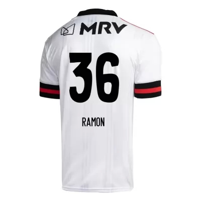 Herren Fußball Ramon #36 Auswärtstrikot Weiß Trikot 2020/21 Hemd