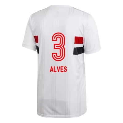 Herren Fußball Bruno Alves #3 Heimtrikot Weiß Trikot 2020/21 Hemd