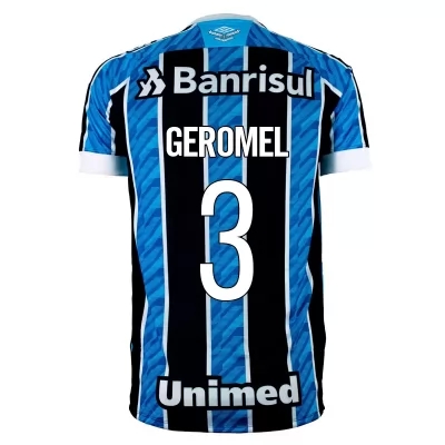 Herren Fußball Pedro Geromel #3 Heimtrikot Blau Trikot 2020/21 Hemd