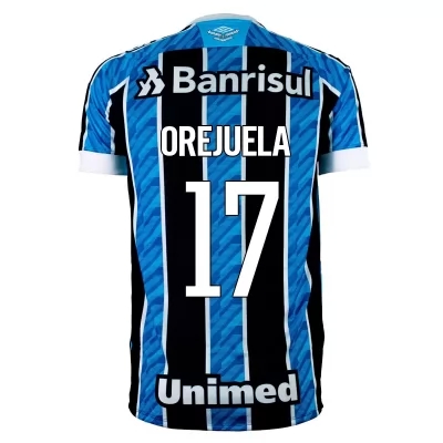 Herren Fußball Luis Manuel Orejuela #17 Heimtrikot Blau Trikot 2020/21 Hemd