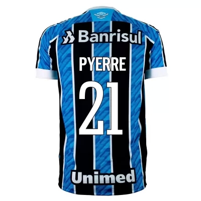 Herren Fußball Jean Pyerre #21 Heimtrikot Blau Trikot 2020/21 Hemd