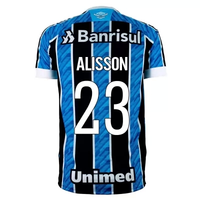 Herren Fußball Alisson #23 Heimtrikot Blau Trikot 2020/21 Hemd
